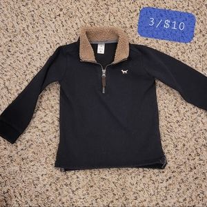 🐿 Carters Quarter Zip with Sherpa Collar
